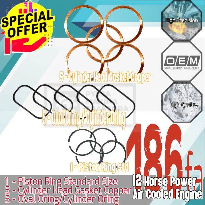 186FA 12hp Aircooled Diesel Engine Bundle Promo 2 Lazada PH