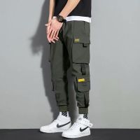 MOLLGE M-5XL Korean Pants Overalls Men Jogging Pants Loose Legged Casual Pants Functional Fashion Sports Pants Mountaineering Pants Cargo Pants Mens