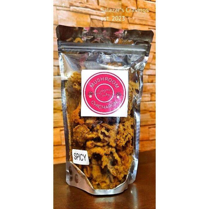 Spicy Flavor Mushroom Chicharon Crispy And Tasty 100 Grams | Lazada PH