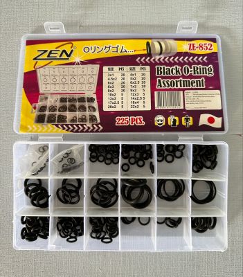 ZEN ยางโอริง สีดำ Black color O-Ring จำนวน 225pcs ส่งเร็ว-ทันใช้