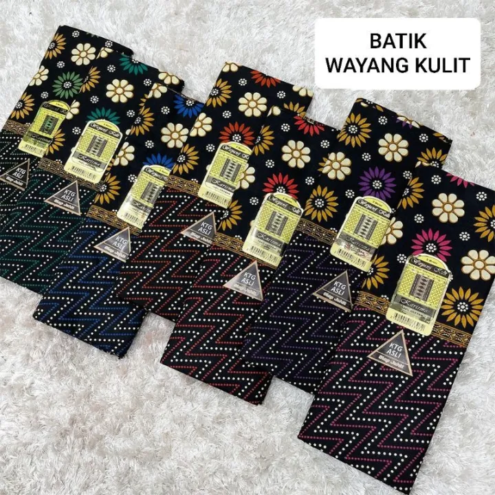 SARUNG KAIN BATIK HALUS TERENGGANU CORAK WAYANG KULIT ASLI - 100% ...