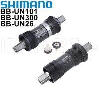 Shimano BB-UN300 BB-UN26 BB-UN101รูสี่เหลี่ยมก้นจักรยานเสือหมอบ68/73มม. แกนจักรยาน BB MTB ยึดด้านล่างเป็น UN101 UN26