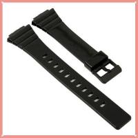 Suitable For Casio Watch Band W-215H W-215 Bright Black 0413