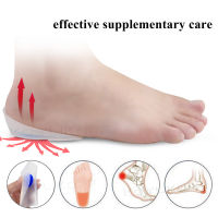 Silicone Gel Heel Cups Shoe Cushion Insoles Heel Spurs Massager Gel Pad Relief Foot Pain Soft Cushion Insert Foot Care Pads