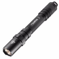 2023 NITECORE ไฟฉาย R5 MT2A CREE XPG LED 345ลูเมนใช้งานได้หลากหลายไฟฉายกันน้ำไฟฉายกลางแจ้งสีดำแบบพกพาไม่มีแบตเตอรี่