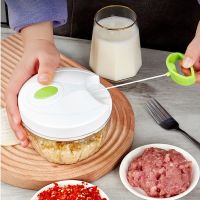 【CC】☞  Multifunction New Design Vegetable Fruit Twist Shredder Manual Meat Grinder Garlic Cutter