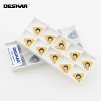 10PCS DESKAR 16ER 16IR 8W 9W 10W 11W 12W 14W 16W 18W 19W 20W 24W LDA LDC Threading แทรกเครื่องกลึง CNC เครื่องมือตัดเครื่องกลึง