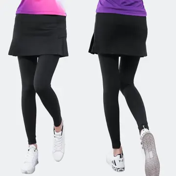 Buy SPORTS BLACK SKIRT WITH ATTACHED PANT for Women Online in India