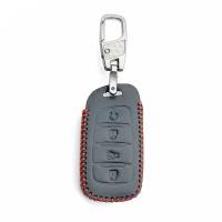 lujie Fashion style leather car Key Case Cover for Changan CS35 CS75 PLUS CS85 COUPE CS95 4 button remote control