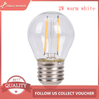 Female Warrior หลอดไฟ LED Spotlight 2W/4W/6W E27 cob candle/Flame TIP G45 filament Glass Lamp