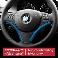 ‖ Car Interior Monopoly ‖- BetterHumz Alcantara รถพวงมาลัยฝาครอบป้องกันสำหรับ BMW E90 E92 E93 2009 2012 3 Series อุปกรณ์รถยนต์ตกแต่งรถ