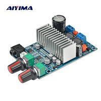 AIYIMA บอร์ดเครื่องขยายเสียง TPA3116เครื่องขยายเสียง TPA3116D2 DC12-24V ช่องเสียบสายสัญญาณ100W