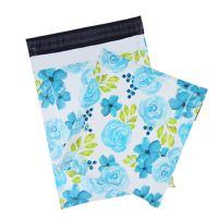 New Flower Smooth Portable Express Bags Courier Pouches Self-Sealing Adhesive Thick Poly Envelope T-shirt Mailing Damaged Bags