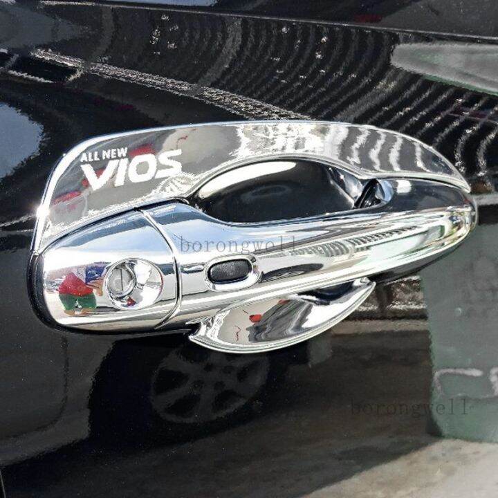 For TOYOTA VIOS 20192021 chrome silver car door handle bowl cover,VIOS