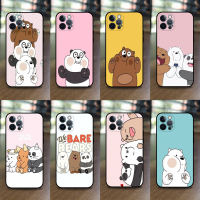 เคสกันกระแทก iphone 12 pro ลายสามหมีจอมป่วน สินค้าคุณภาพ สีสันสวยงาม ราคาถูก เคส TPU