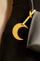 LUNNE LEATHER TAG หนังแท้ (MOON) Yellow-Black