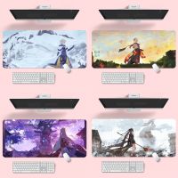 [READY STOCK] Genshin Genshin Impact mouse pads #character#large mouse pad xl#gift Giveaway# Laptop 3mm thickening Non-slip rubber material, HD print, washable, not faded Genshin character klee zhongli keqing kazuha ayaka