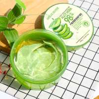 HANHUO300g Aloe vera สารสกัดจากว่านหางจระเข้ เจลว่านหางจรเข้ ช่วย บำรุงผิวพรรณให้ชุ่มชื้น ลดอาการอักเสบของผิว