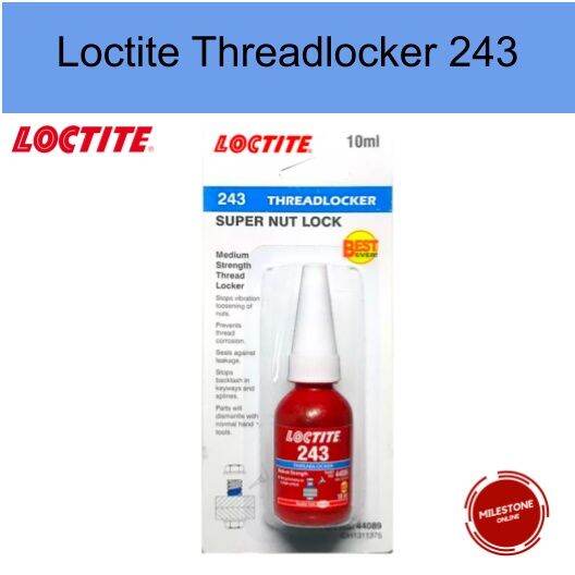 Loctite 243 Thread Locker (Super Nut Lock) (10ml) Lazada PH