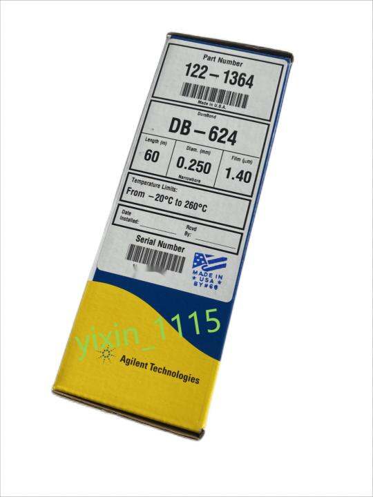 Agilent GC column 1221364UI Ultrainert DB624 60*0.25*1.4 Original