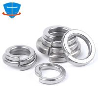 M1.6 M2 M3 M4 M5 M6 M8 M10 M12 M14 M16 M18 M20 M22 M24 M27 M30 304 316 Stainless Steel Spring Split Lock Washer Elastic Gaskets Nails Screws  Fastener