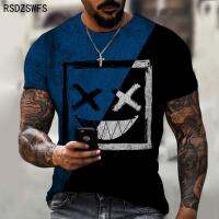 2021 design simple smiling face funny and humorous design mens and womens T-shirt Spoof bad style Tops Tees Size xxs-5XL