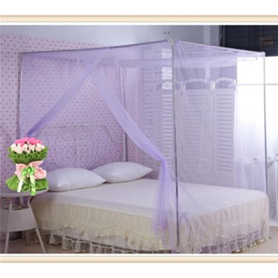 【LZ】۞▼  Camping Mosquito Net Indoor Outdoor Insect Tent Travel Repellent Tent Insect Reject 4 Corner Post Canopy Curtain Bed Hanging Bed