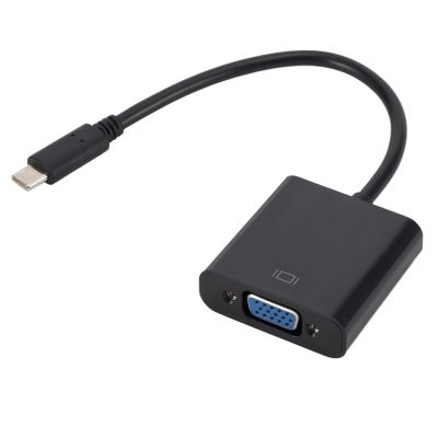 【Booming】 Huilopker MALL DisplayPort Display Port USB3.1 Type C ถึง VGA อะแดปเตอร์เคเบิ้ล USB-C ชายกับ VGA วิดีโอโอนสายสำหรับพีซีคอมพิวเตอร์ FW3