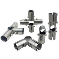 【YF】✹❆¤  1pcs 25mm Round Pipe Joint Tube Display Rack Rod Support Holder Fixed Clamp Hardware