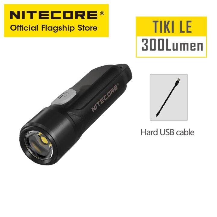 nitecore-tiki-พวงกุญแจไฟฉาย-edc-หลายแสง-ชาร์จ-usb-แบบพกพา-สําหรับตั้งแคมป์-apc-uv-mini