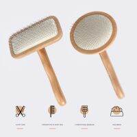 Grooming and Care Cat Comb Removes Hairs Cat and Dogs Pets Acessorios Clean Beauty Supplies Wooden Airbag Cushion Comb