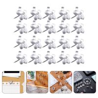 200 Pcs Transparent Pentagram Durable Pushpins Cork Board Office Poster Thumbtacks Home Decor Household Decorative Clips Pins Tacks