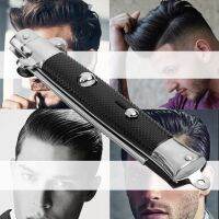 【CW】 1pcs Stainlesss Switchblade Fold Hair Comb Hairstyling Styling Tools