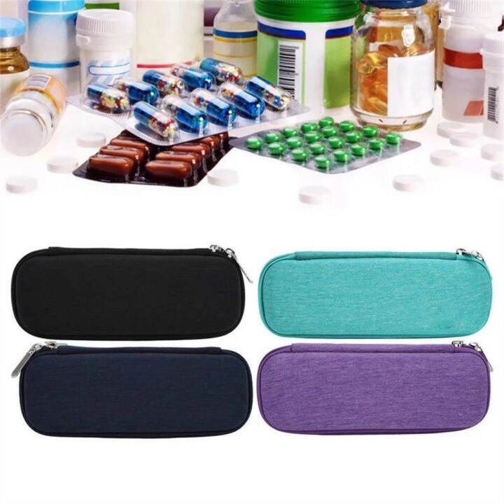 KDAKY0490 Simple Insulin Pen Case Freezer Multi Layer Zipper Design
