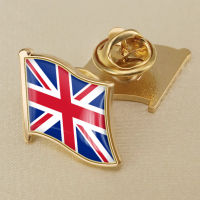 United Kingdom British Flag Crystal Drop Rubber Badge Brooch Flag Brooch of All Countries in the World All-metal Brooch Copper Brooch Collection