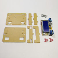 โมดูลแหล่งจ่ายไฟแบบ Step-Down แบบปรับได้ DC-DC 5-23V ถึง0-16.5V หน้าจอ LCD แรงดัน3A ปัจจุบันตัวควบคุม Step Down Buck + เคส