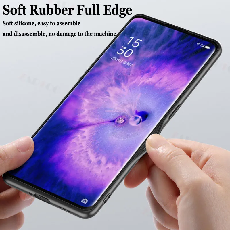 For Oppo Reno10 Reno 10Pro 5G Plain Leather Fabric Rubber hard case cover