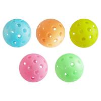 Outdoor Pickleball Balls Night Light Green Ball with 40 Holes Pickleball Equipment for Beginners Experts Outdoors Indoors Hard Courts way