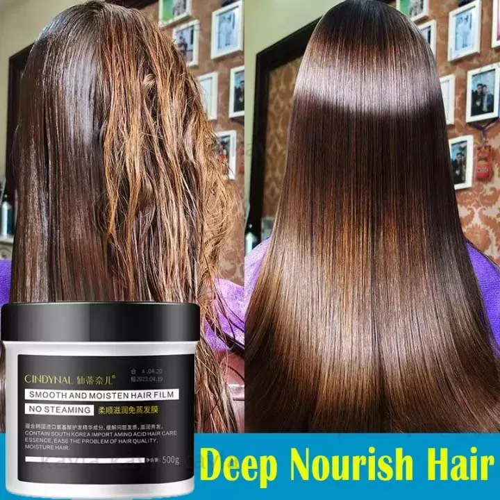 Hair Mask Hair straightening cream Keratin Smooth Conditioner 500g Keratin  Amino Acid Nutritive Repair Hair for Colored, Bleached, Permed And Dry  Damaged Hair | Lazada PH