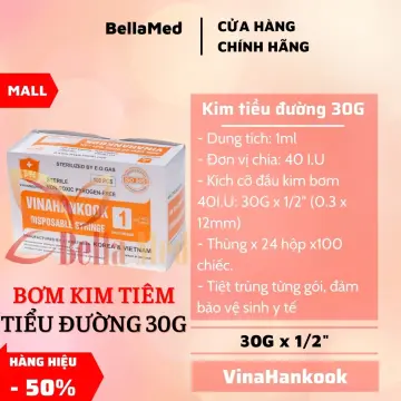 Đặc điểm và kích thước của đầu kim tiêm tiểu đường Novofine 31G? 
