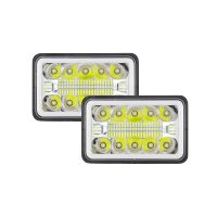 【ไฟหน้า】แผ่นสะท้อนแสงไฟหน้าเหลี่ยม LED สามแถว CSP ขนาด4X6นิ้วไฟหน้ารถมากที่สุด500 50000LM สำหรับ Kenworth/Peterbilt/Chevy/Feightliner/Motorhome, RV, GMC, Chevrolet, Oldsmobile รุ่นที่มี2หรือ4ระบบไฟหน้า