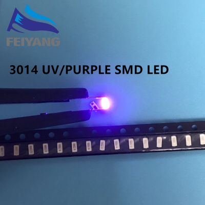 100pcs SMD 3014 LED Light Emitting Diode Lamp Chip UV-PURPLE 0.1W 3V SMT Micro DIY PCB Circuit Surface Mount Emmiting Beads Electrical Circuitry Parts