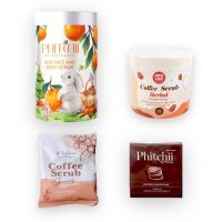 สครับพิชชี่แพคเกจใหม่ Phitchii By Phitchaya Scrub AHA พิชชี่ บาย พิชยา เอเอชเอ เฟช  ขนาด 500 กรัม