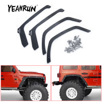 YEAHRUN สแตนเลสพิทักษ์พลุล้อคิ้วสำหรับ Axial SCX10 III AXI03007 Wrangler 110 RC ตีนตะขาบรถเชลล์ร่างกายชิ้นส่วน