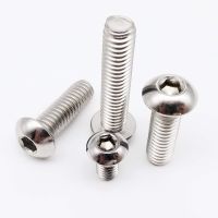 10pcs UNC 10 -24 1/4-20 US Standard Coarse Thread A2-70 304 stainless steel Allen Hex Hexagon Socket Button Head Screw Bolt