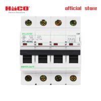 HACO MCB เบรกเกอร์ เซอร์กิต ลูกย่อยร์ 40A 4P ฮาโก้ สีขาว รุ่น H7-40/4C