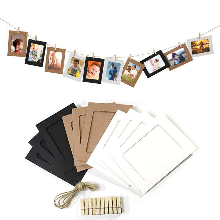 10Pcs 3 Inch/4 Inch/5 Inch/6 Inch/7 Inch DIY Paper Photo Frame Wall