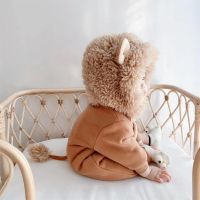 Umorden Autumn Winter Baby Lion Costume Rompers Outwear Infant Boys Girls 0-3 Year Jumpsuit Hoodie Halloween Purim Fancy Dress