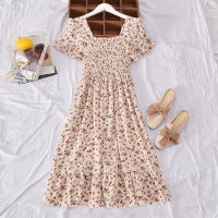 Casual Summer Dress Floral Robe Femme Fashion Woman Clothes Beach Women Dress Bohemian Elegant Vestidos Ladies Dresses Long