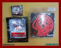 HONDA GROM125 MSX125 FRONT (14T) &amp; REAR (28T) SPROCKET &amp; CHAIN (420N) (120L) "PINK" SET #สเตอร์หน้า14ฟัน สเตอร์หลัง28ฟัน โซ่สีชมพู